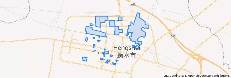 Mapa de ubicacion de 何家庄乡.