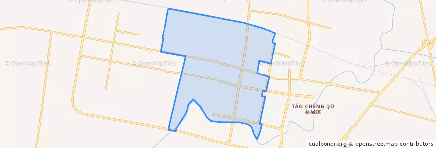 Mapa de ubicacion de Zhonghua Subdistrict.