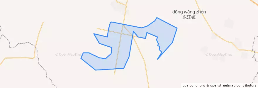 Mapa de ubicacion de 大曹庄管理区.