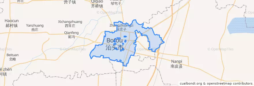 Mapa de ubicacion de 泊镇.