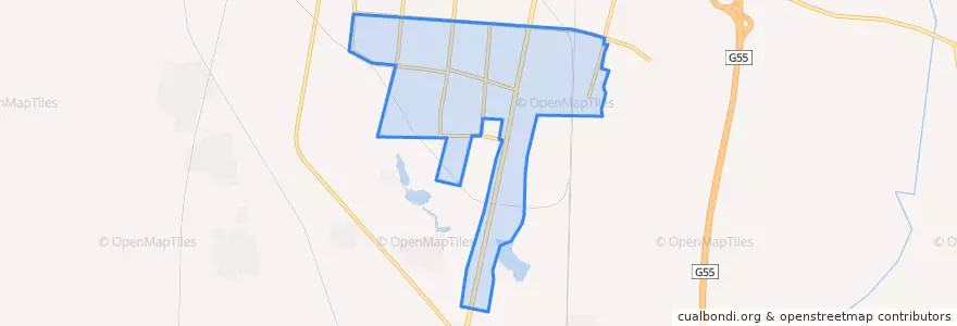 Mapa de ubicacion de 南城街道.