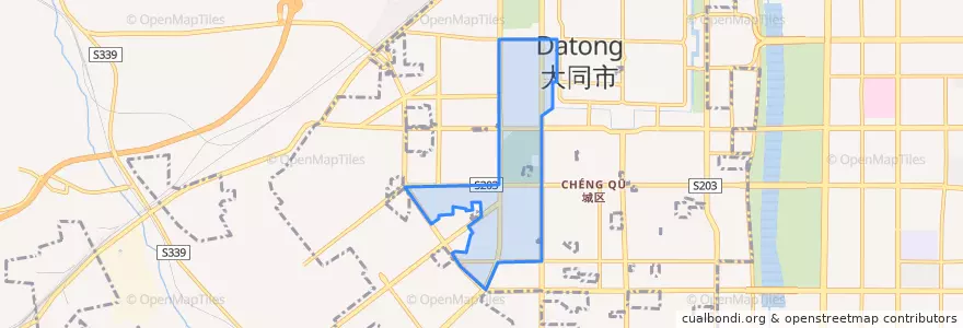 Mapa de ubicacion de 新建南路街道.
