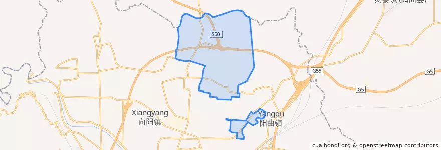 Mapa de ubicacion de Xiyan.