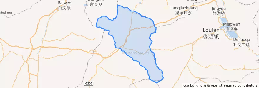 Mapa de ubicacion de 马坊镇.