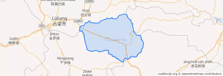 Mapa de ubicacion de Wucheng.