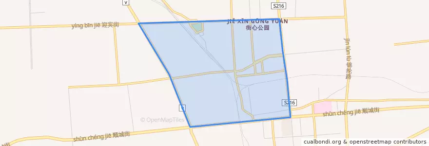 Mapa de ubicacion de Jinhua Subdistrict.