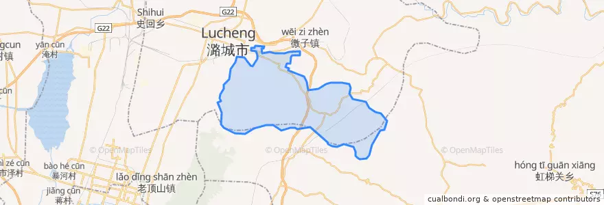 Mapa de ubicacion de 成家川街道.