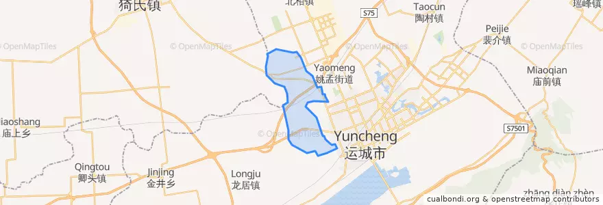 Mapa de ubicacion de 大渠街道.