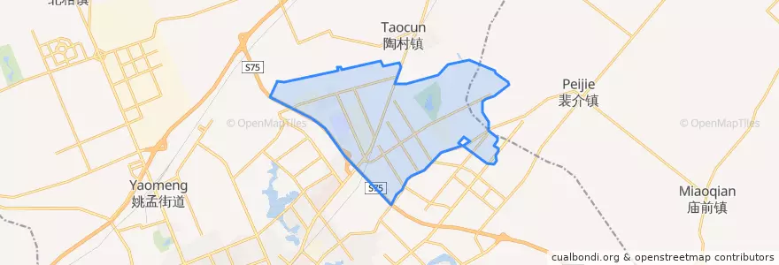 Mapa de ubicacion de Yuncheng Airport Economic Development Area.