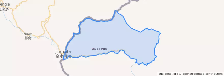 Mapa de ubicacion de Xã Ma Ly Pho.