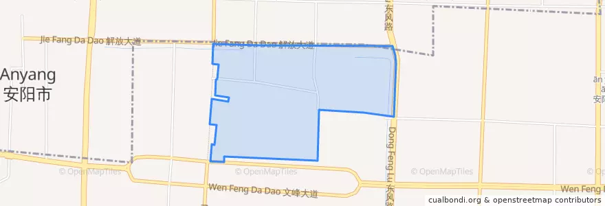 Mapa de ubicacion de 甜水井街道.