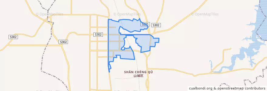 Mapa de ubicacion de 长风中路街道.