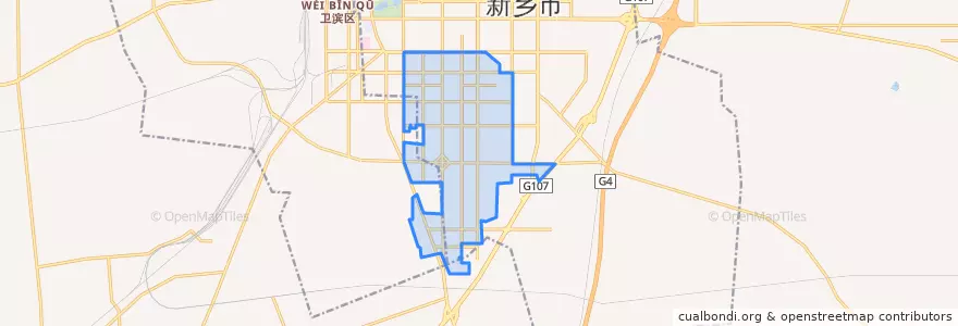 Mapa de ubicacion de 开发区街道.