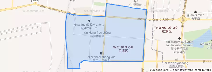 Mapa de ubicacion de 健康路街道.