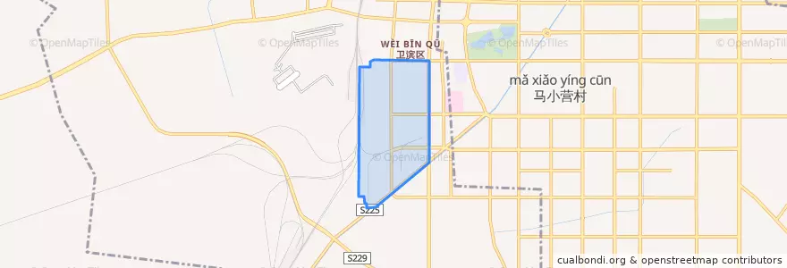Mapa de ubicacion de 南桥街道.