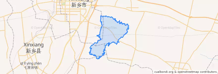 Mapa de ubicacion de 古固寨镇.