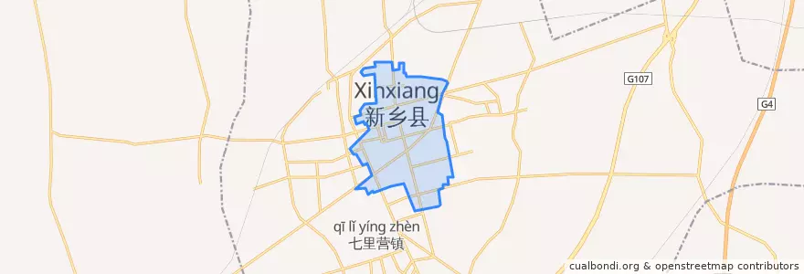 Mapa de ubicacion de 新乡经济开发区.