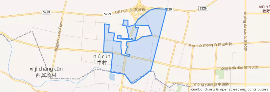 Mapa de ubicacion de 新辉路街道.