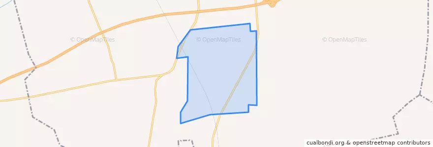 Mapa de ubicacion de 小营工贸区.