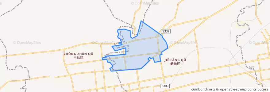 Mapa de ubicacion de 太行街道.