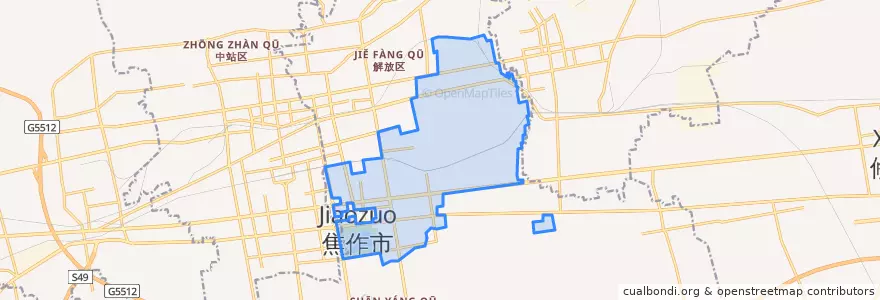 Mapa de ubicacion de 新城街道.