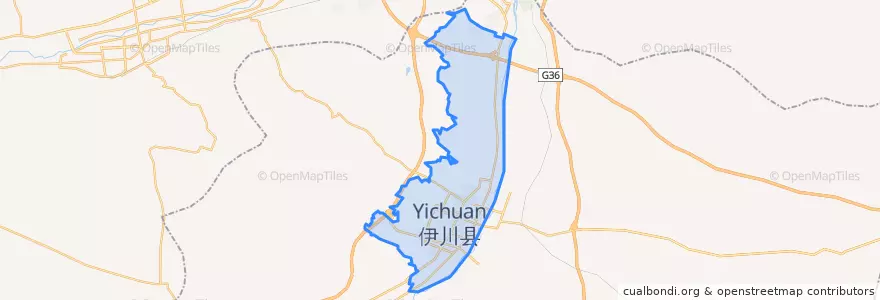 Mapa de ubicacion de Chengguan Subdistrict.