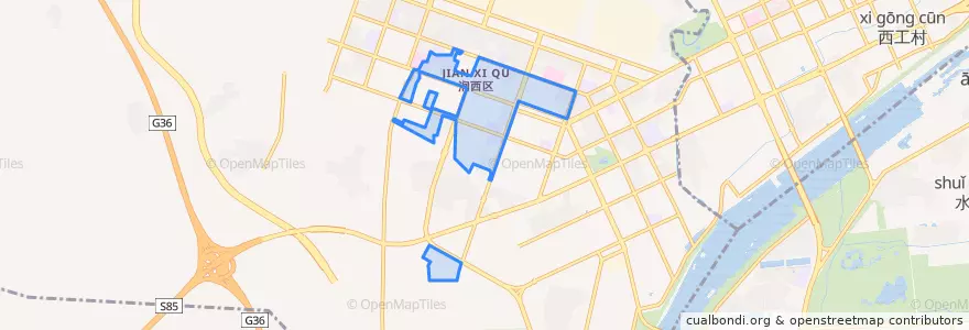Mapa de ubicacion de 湖北路街道.