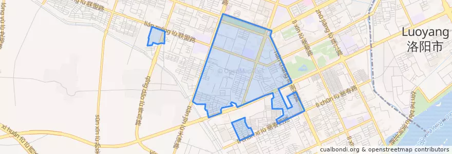 Mapa de ubicacion de Nanchanglu Subdistrict.