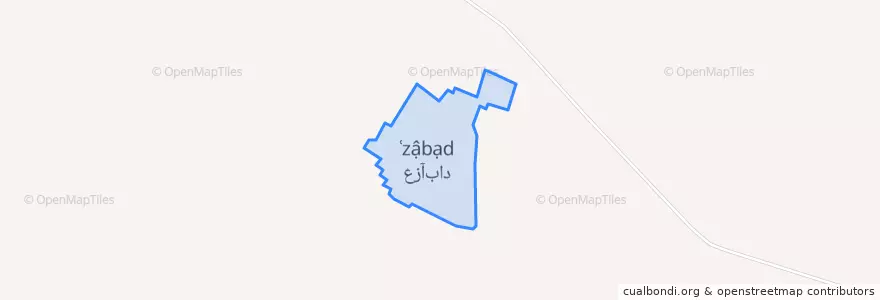 Mapa de ubicacion de Ez-Abad.