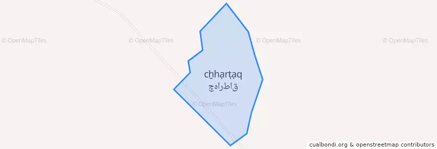 Mapa de ubicacion de Chahar-Taq.