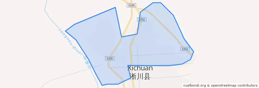 Mapa de ubicacion de Longcheng.