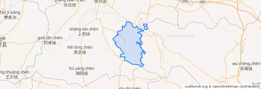 Mapa de ubicacion de 马振抚镇.