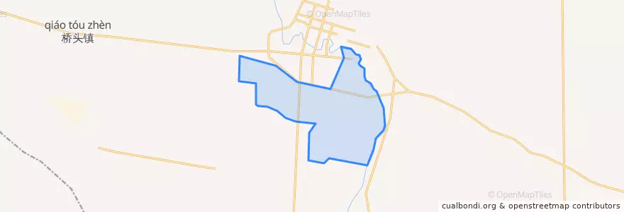 Mapa de ubicacion de 潘河街道.