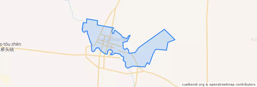 Mapa de ubicacion de 赊店镇.