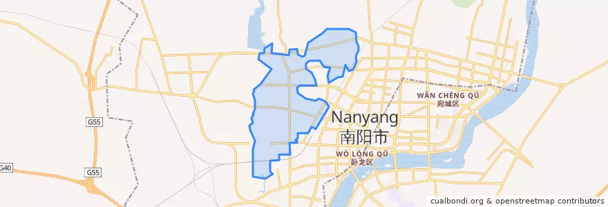 Mapa de ubicacion de Bailixi Subdistrict.