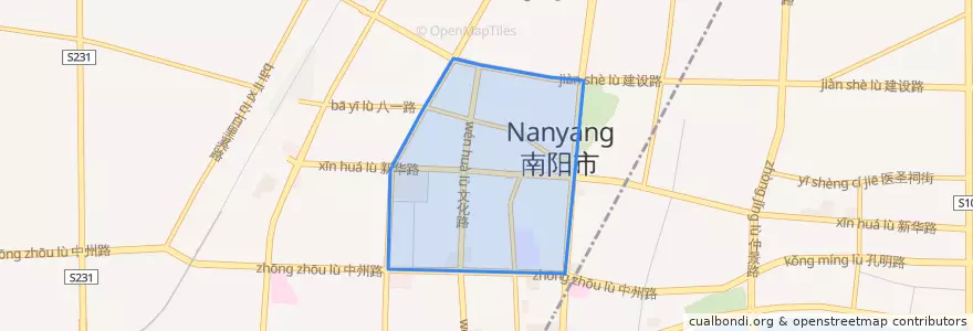 Mapa de ubicacion de Meixi Subdistrict.