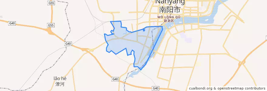 Mapa de ubicacion de 卧龙岗街道.