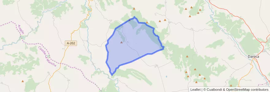 Mapa de ubicacion de Abanto.