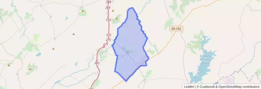Mapa de ubicacion de Abertura.