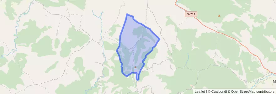 Mapa de ubicacion de Ablanque.