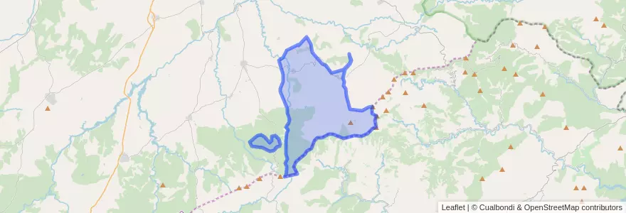 Mapa de ubicacion de Agallas.