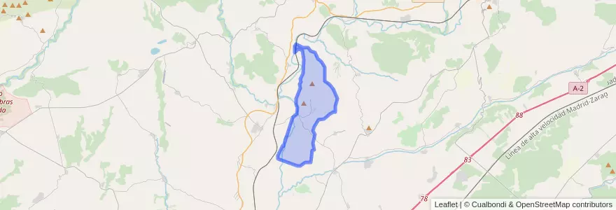 Mapa de ubicacion de Alarilla.