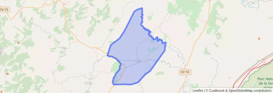 Mapa de ubicacion de Albocàsser.