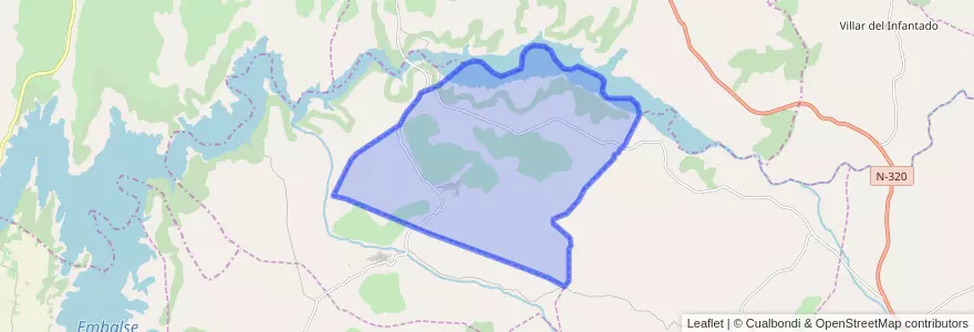 Mapa de ubicacion de Alcohujate.
