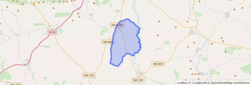 Mapa de ubicacion de Allo.