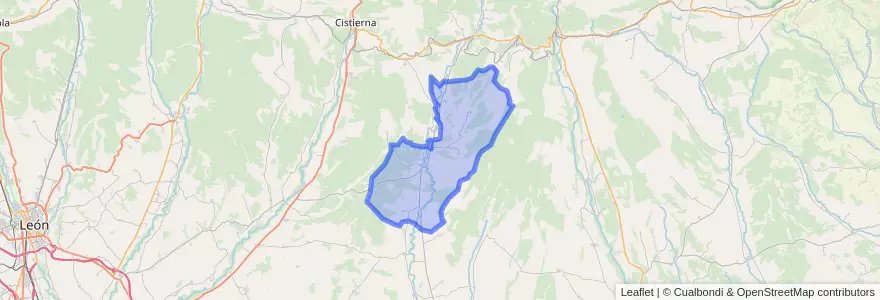 Mapa de ubicacion de Almanza.