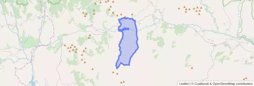 Mapa de ubicacion de Almócita.