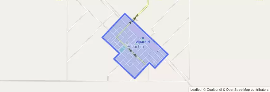 Mapa de ubicacion de Alpachiri.