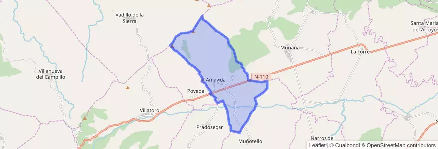 Mapa de ubicacion de Amavida.