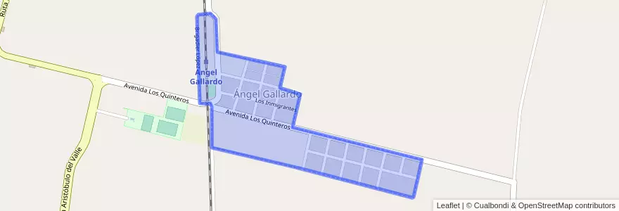 Mapa de ubicacion de Angel Gallardo.